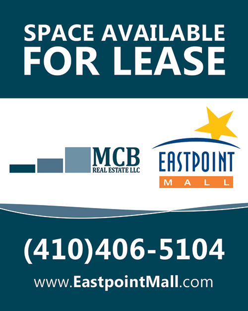 Space Available for Leasing 410-406-5110